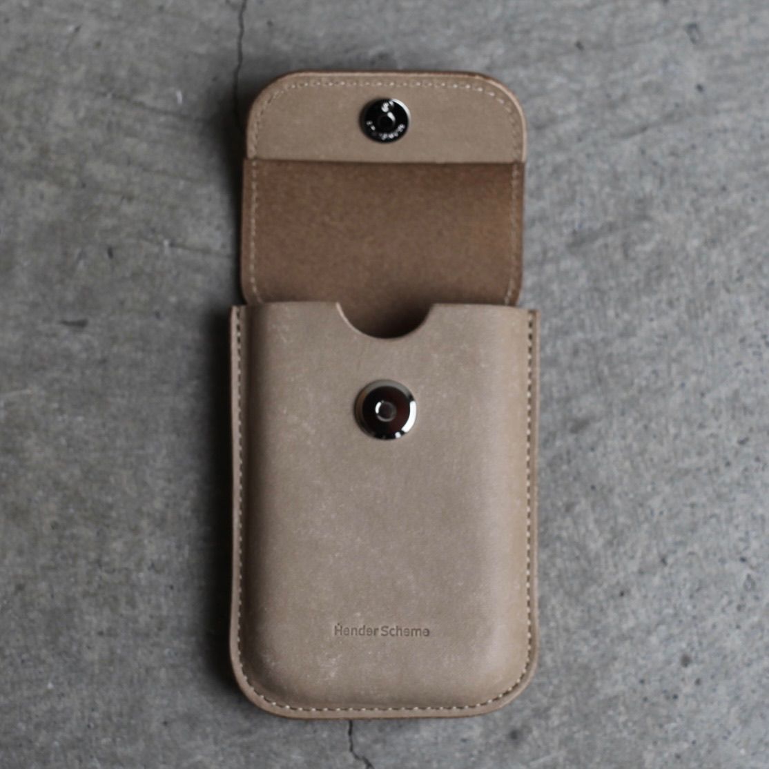 【再販売通知受付可能】Flap Card Case(IVORY)
