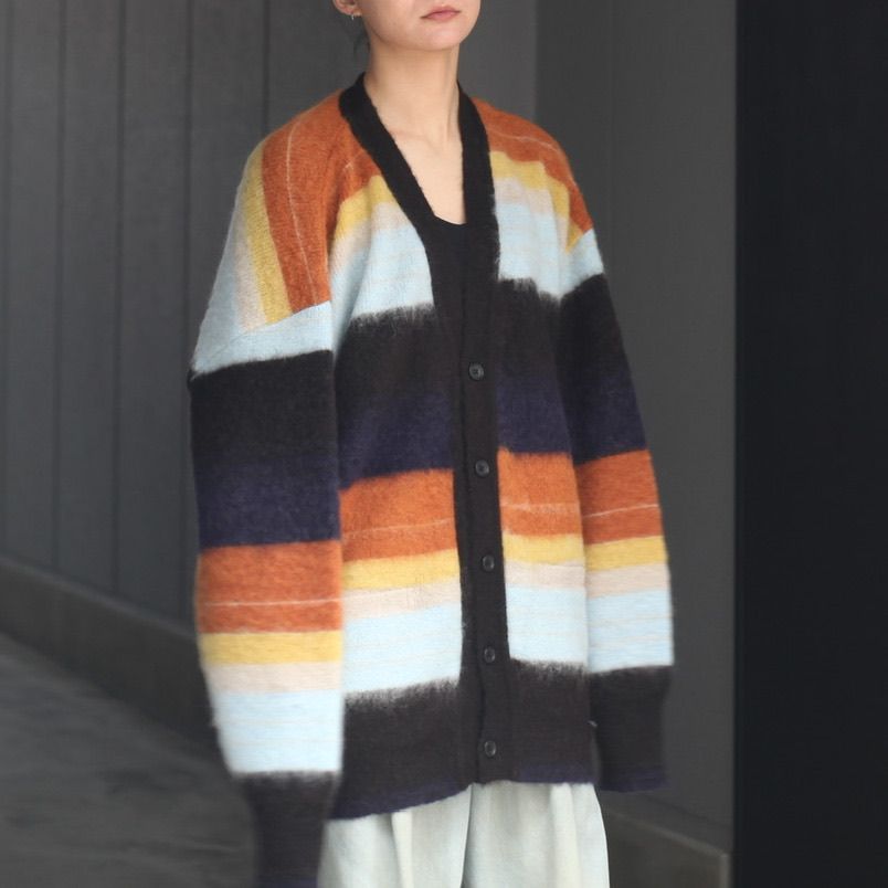 stein - 【残りわずか】Color Combination Mohair Cardigan | ACRMTSM