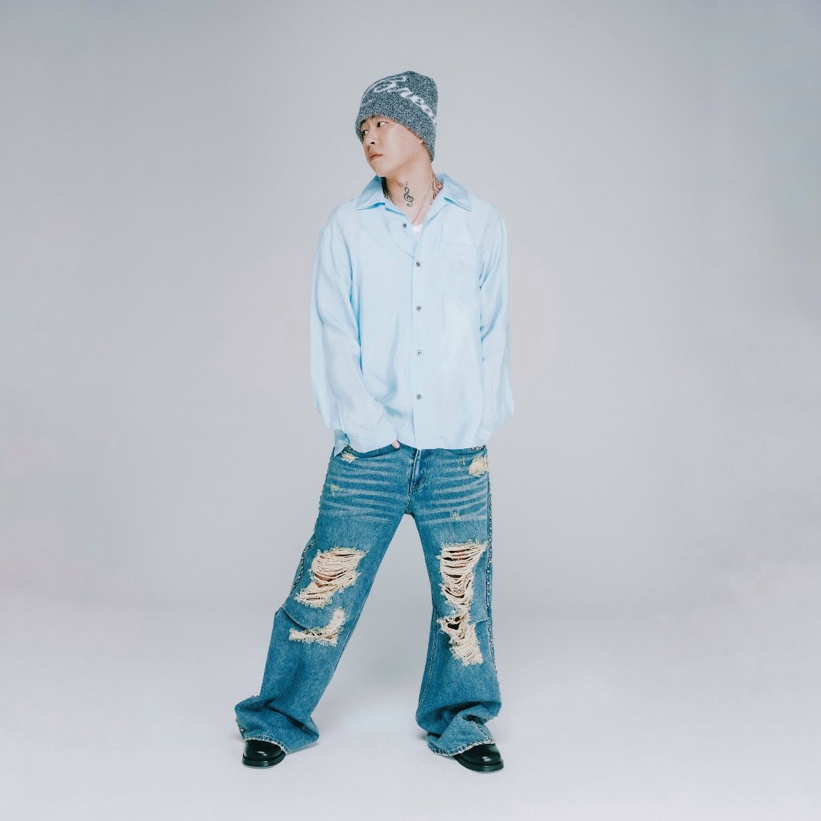 【残り一点】Suicide Studs Wide Denim Pants