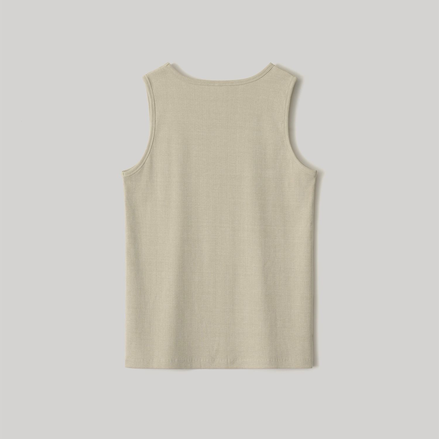 【残り一点】Dyed Ribbed Scoop Neck Tank