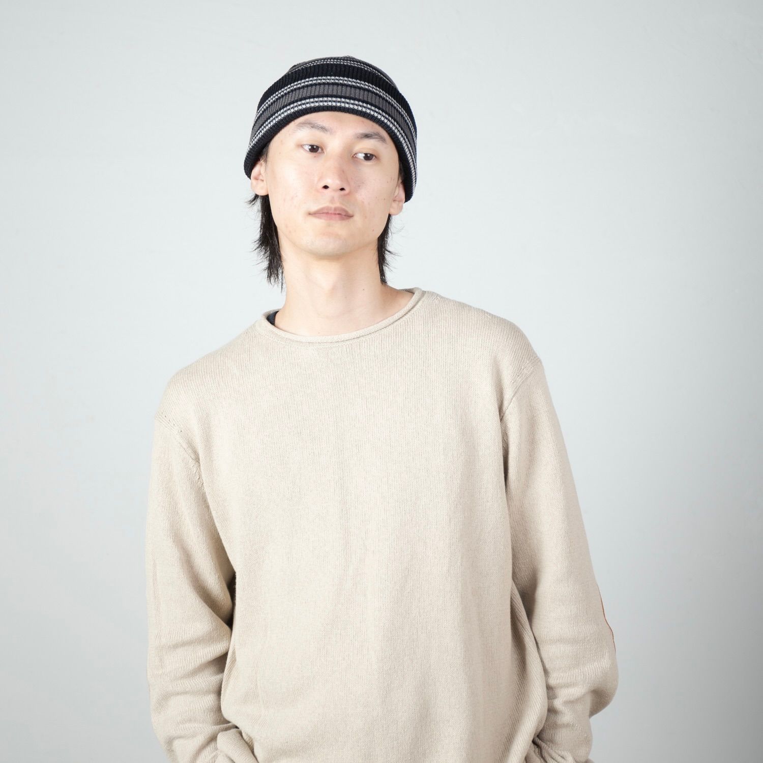 【残り一点】RV Border Short Beanie