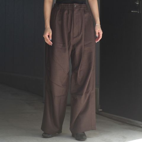 【残り一点】Wool Wide Track Trousers