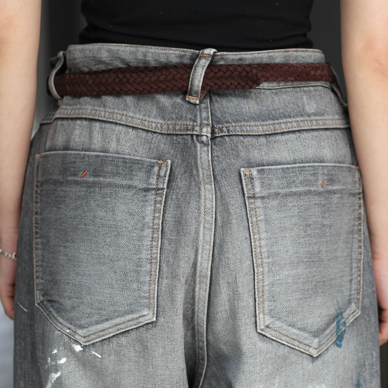 【残りわずか】TYPE001 Big Jean Trouser(Paint)