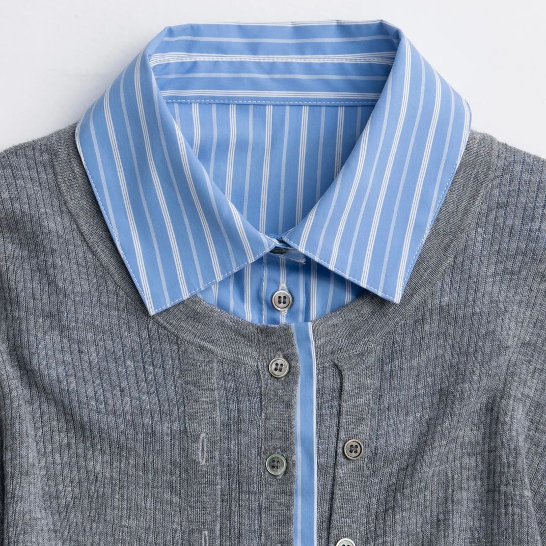 【残り一点】2way Knit Shirt