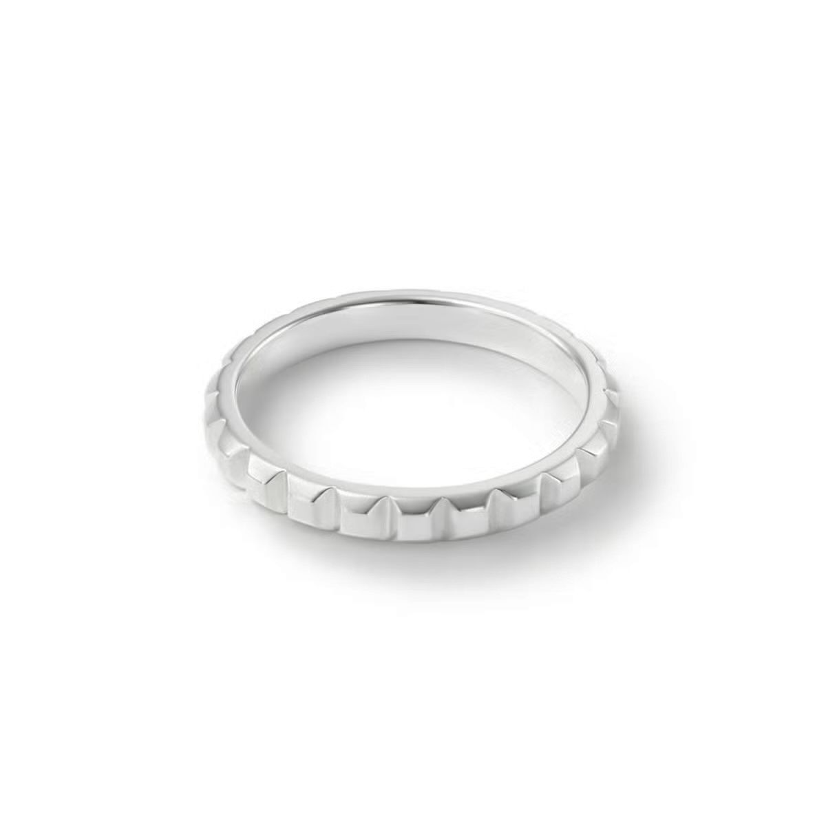 【お取り寄せ注文可能】Flat Studs Ring M(SILVER925)