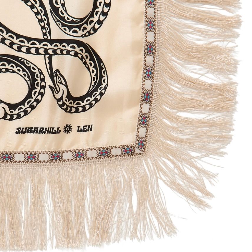 【残り一点】Fringe Slik Scarf