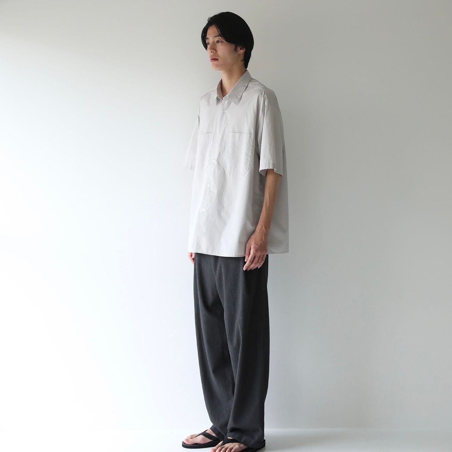 【残り一点】Pique Chambray Easy Pants