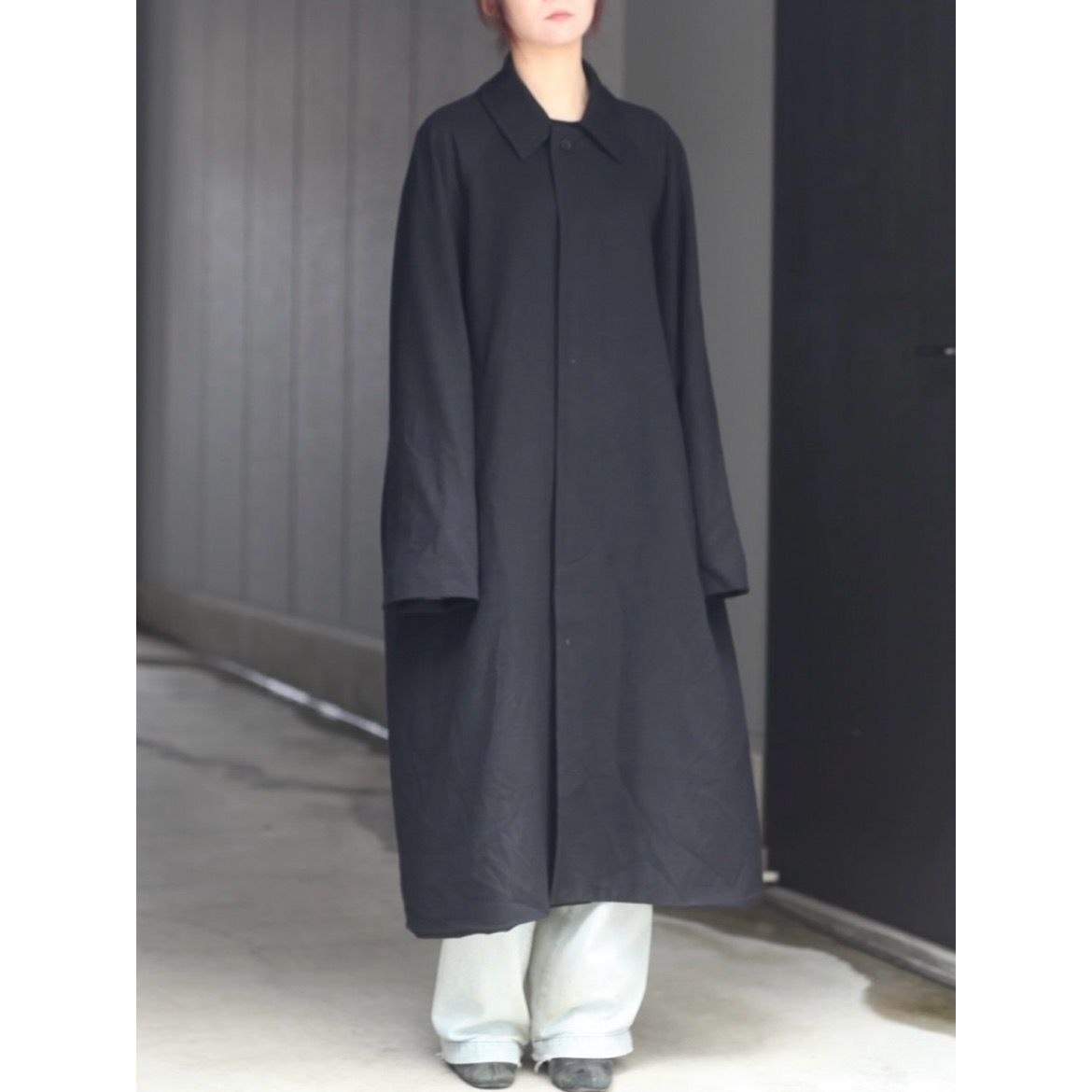 【残り一点】36G Cashmere Wool Raglan Coat