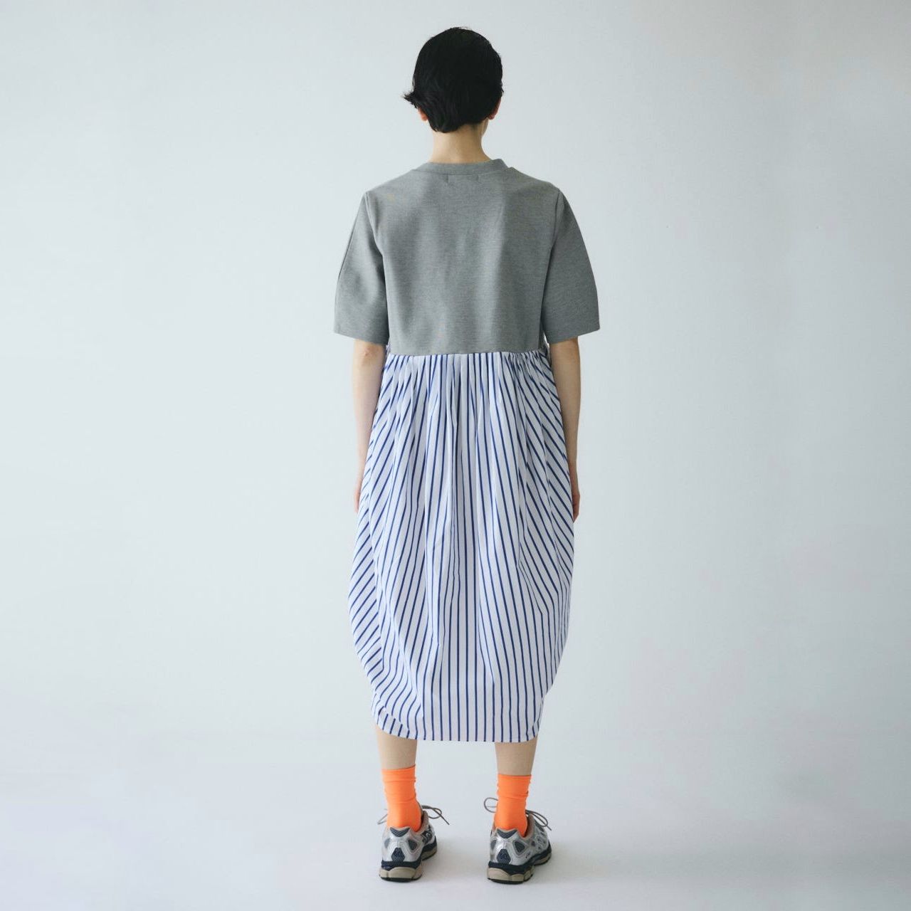 【残り一点】Cut Docking Shirt Dress