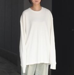 【残り一点】18G Heavy Weight Garment Dye L/S Waffle