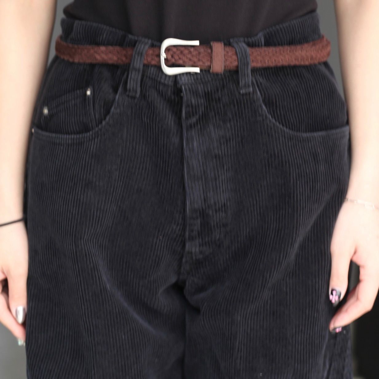 【残りわずか】3D Twisted Wide Leg 5P Pants