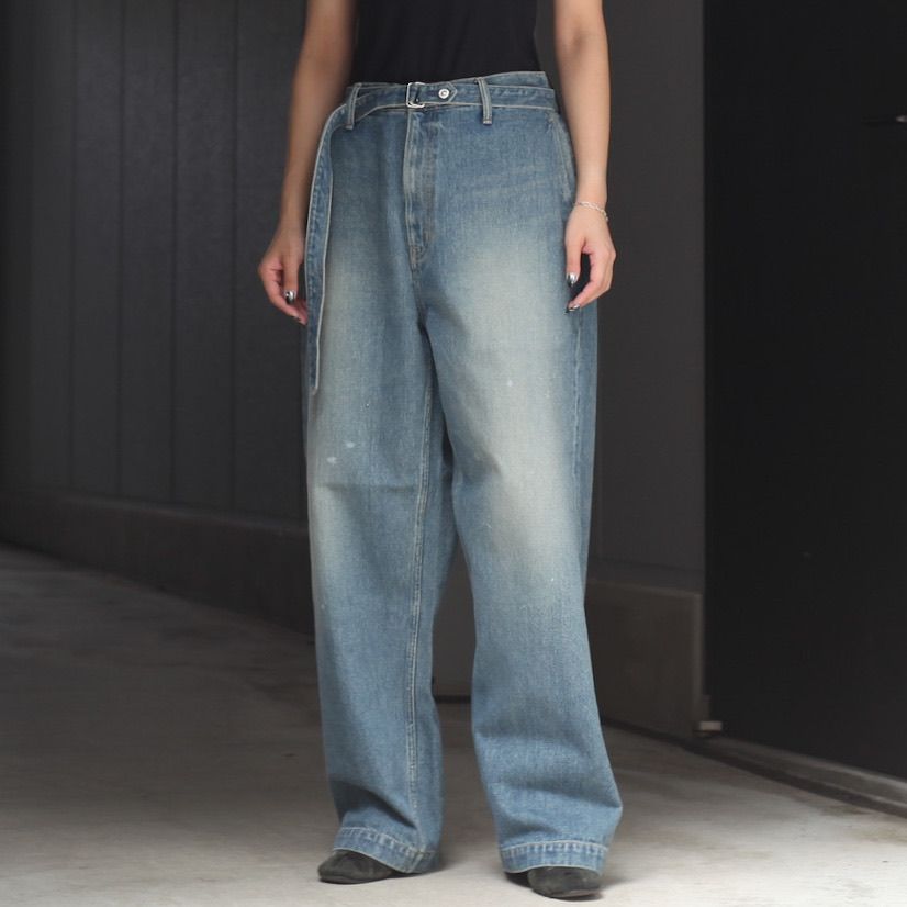 【残り一点】Belted Trousers(USED FADE)