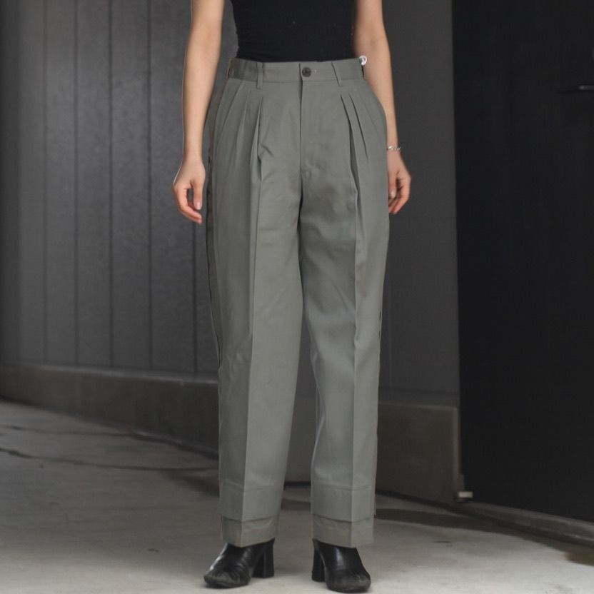 生まれのブランドで YOKE JACQUARD JACQUARD TROUSERS BELTED YOKE