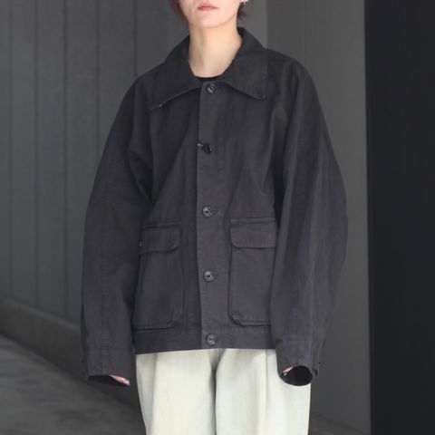 【残り一点】ガーメントダイオーバーサイズブルゾン
