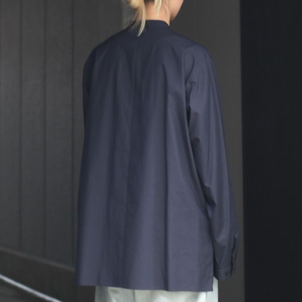 【残り一点】Suvin Broad Band Collar Shirt