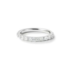 【お取り寄せ注文可能】Square Half Dia Ring(PLATINUM950)