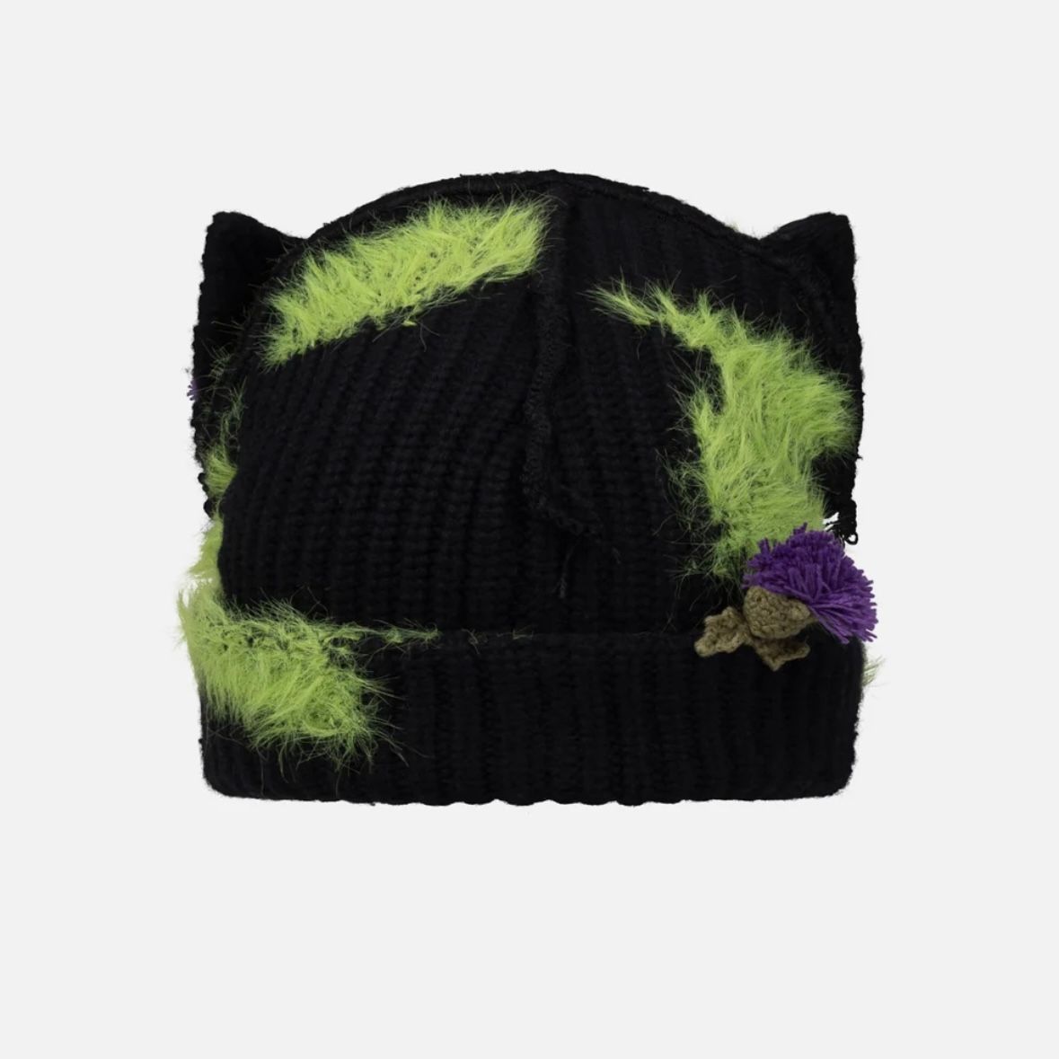 【残り一点】Artisanal Beanie with Thistles