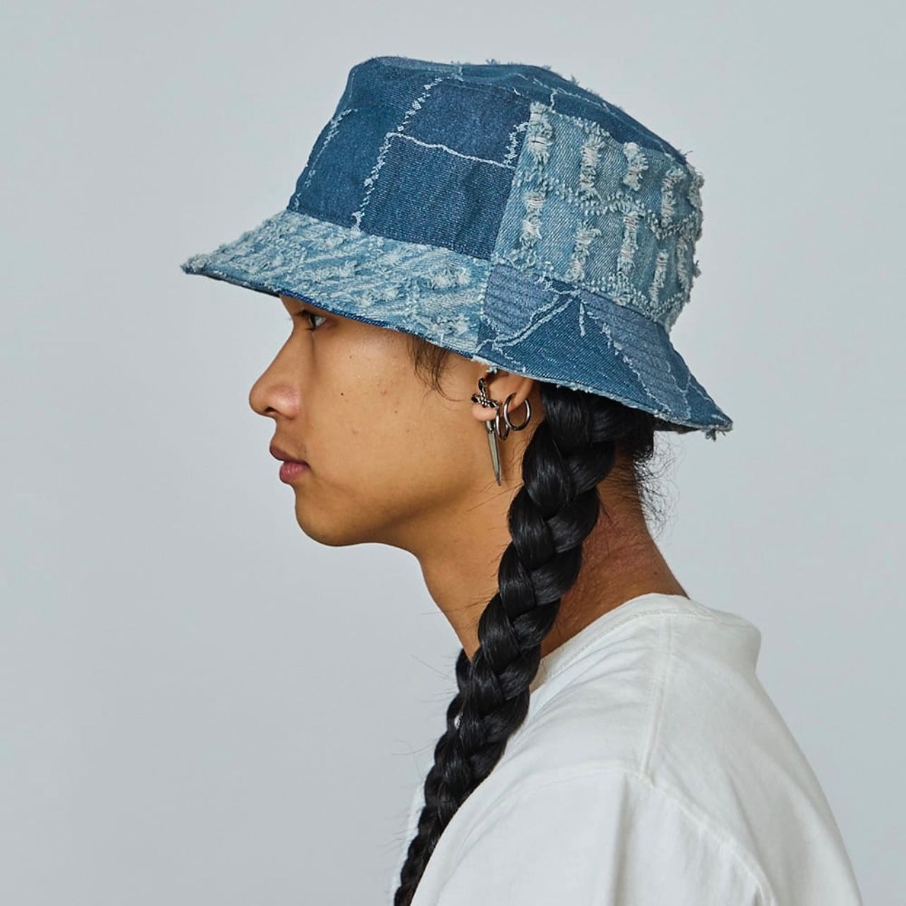 【残り一点】Denim Mashup Bucket