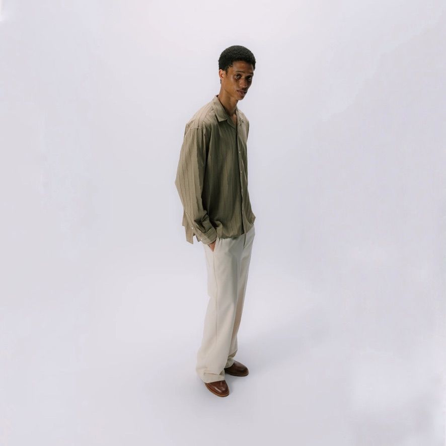 【残り一点】46G Burnout Printing Ether LS Shirt