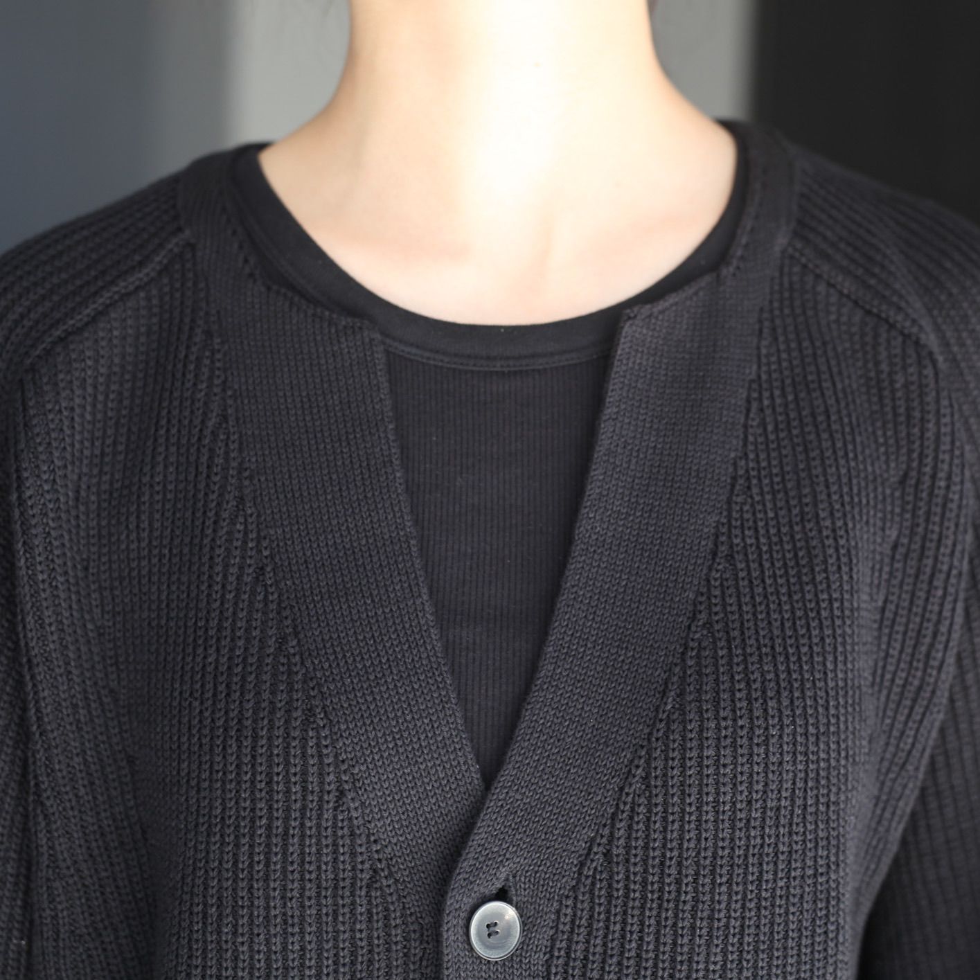 【残り一点】Ribbed Cardigan