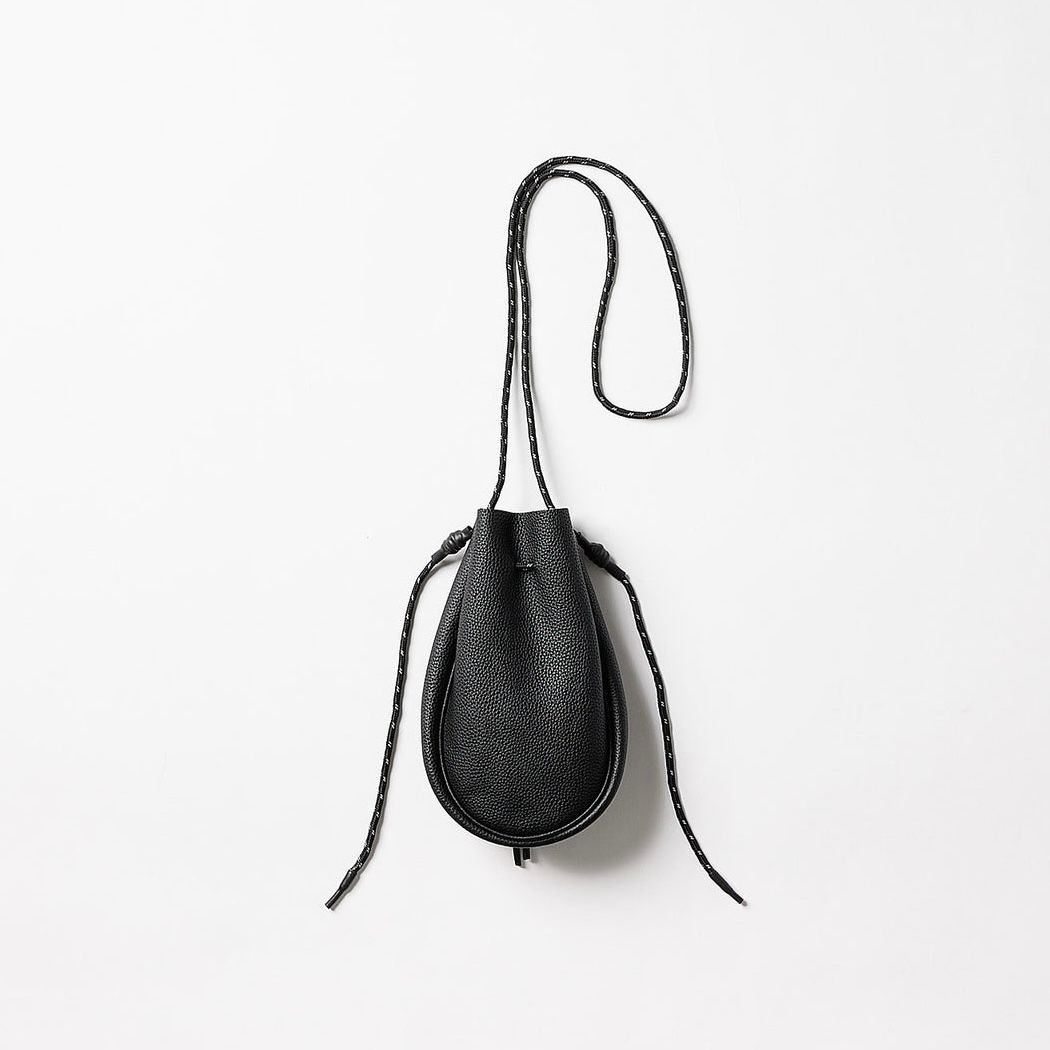 【残り一点】Leather Drawstring Bag
