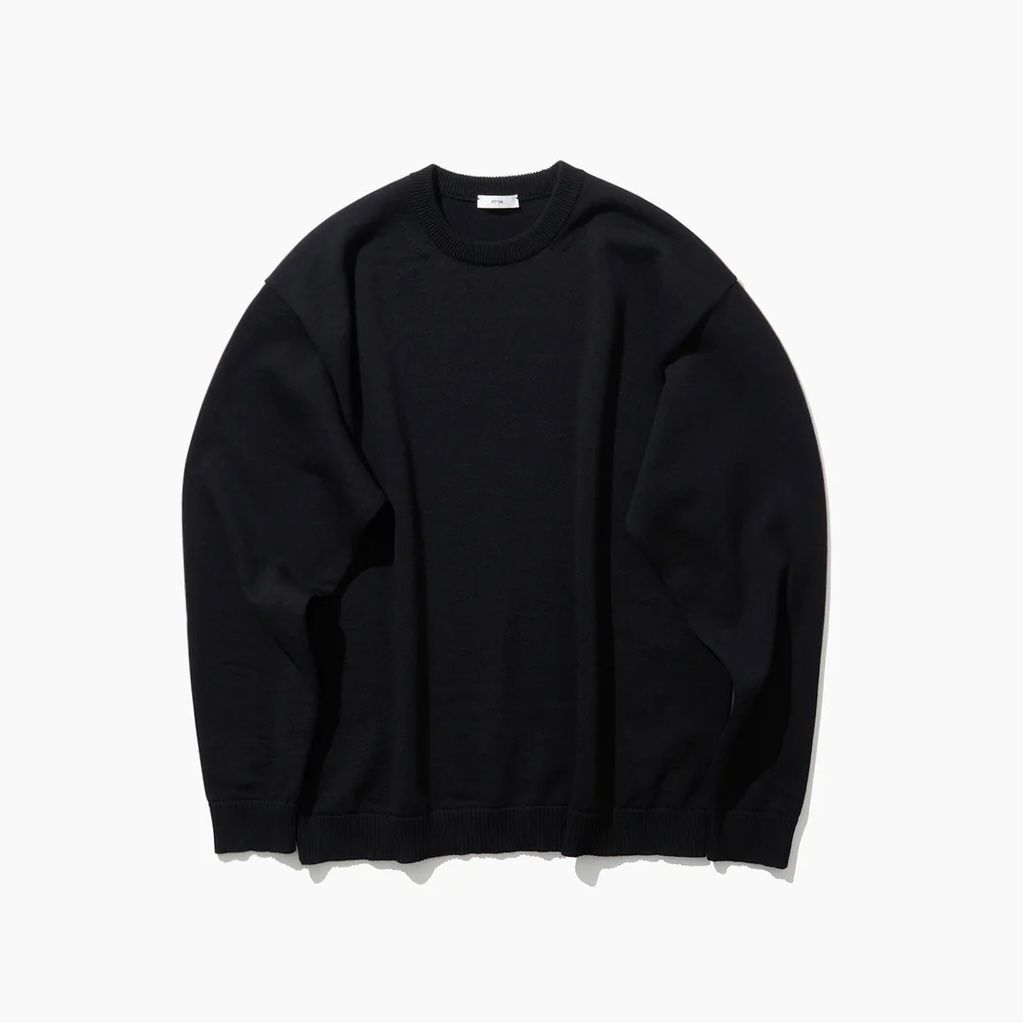 ATON Black Washi Sweater