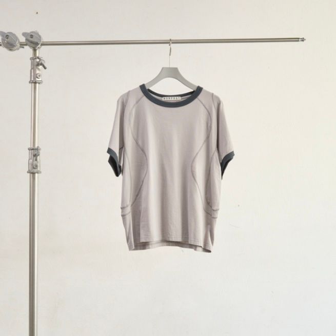 【残り一点】Panelled Half Sleeve Ringer T-Shirt