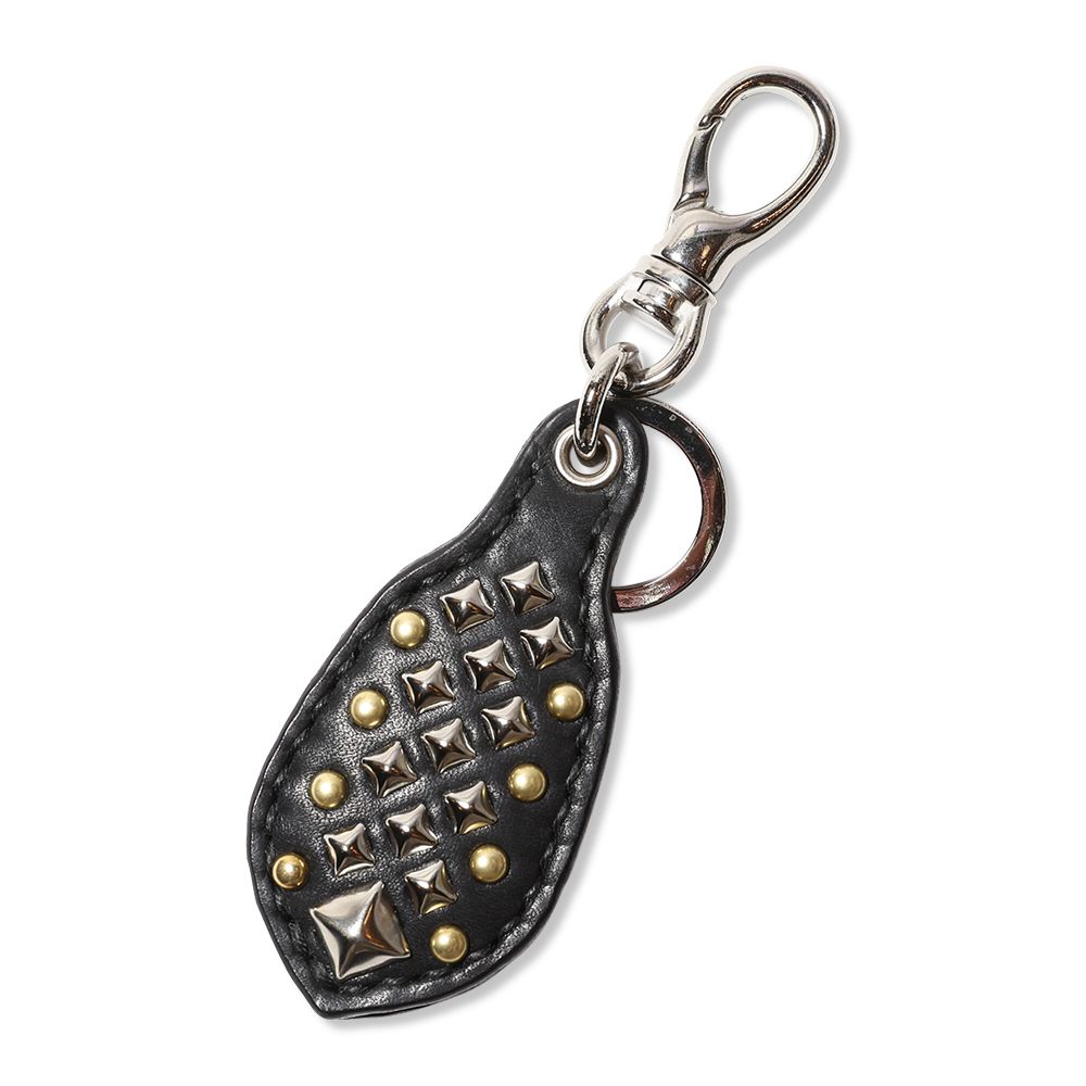 【残り一点】Studs Leather Rugged Key Ring