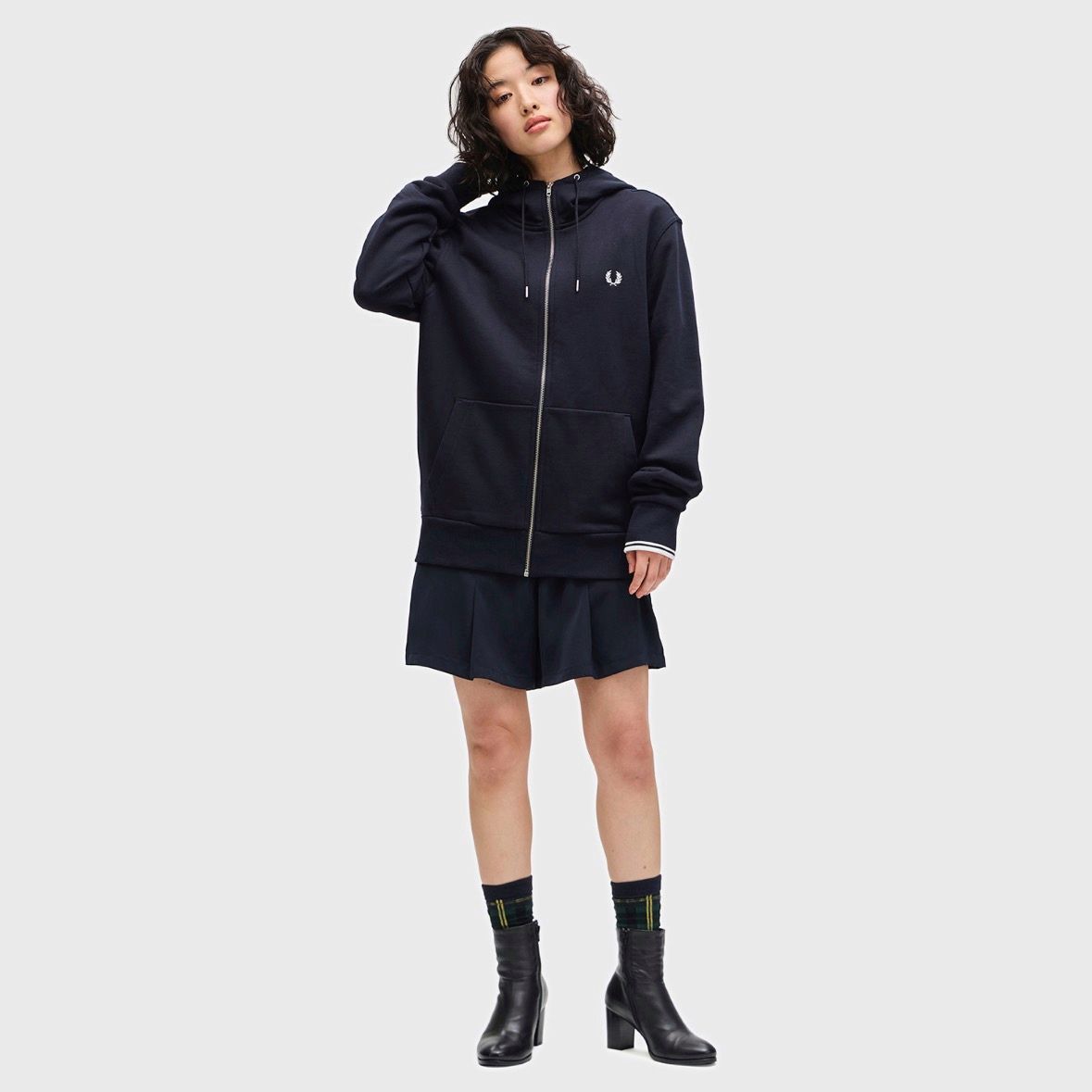 【残り一点】Hooded Zip Through Sweatshirt