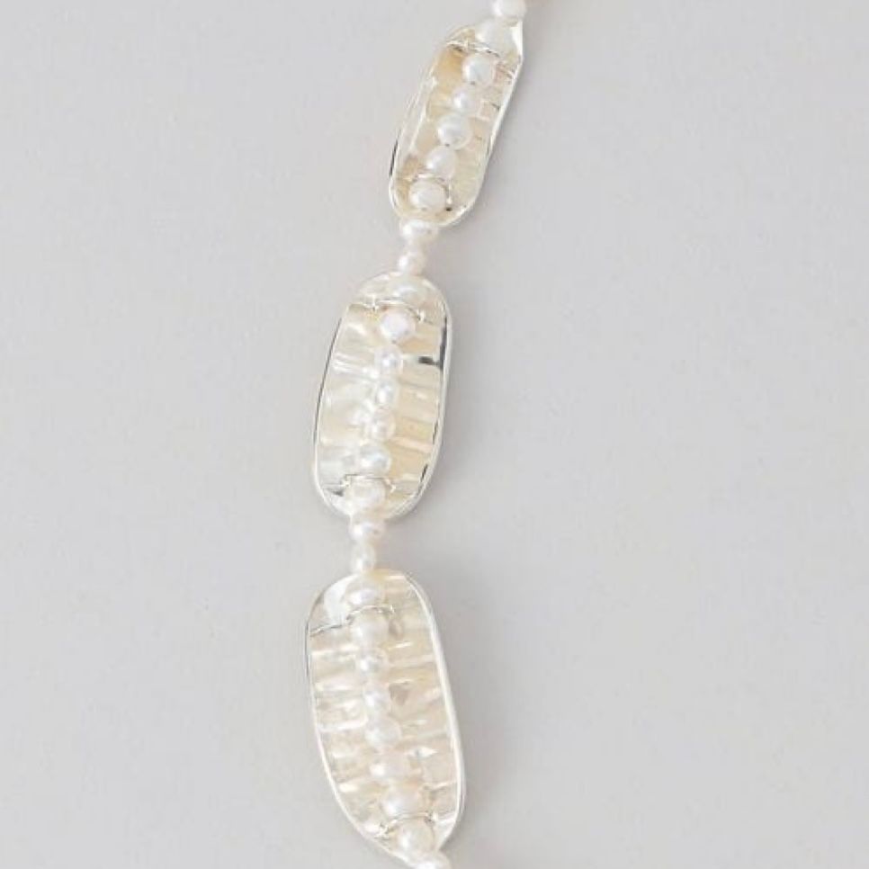 【お取り寄せ注文可能】Teuchi Pearl Plate Necklace 42