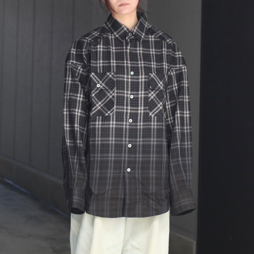 【残り一点】Black Check Workwear Shirt