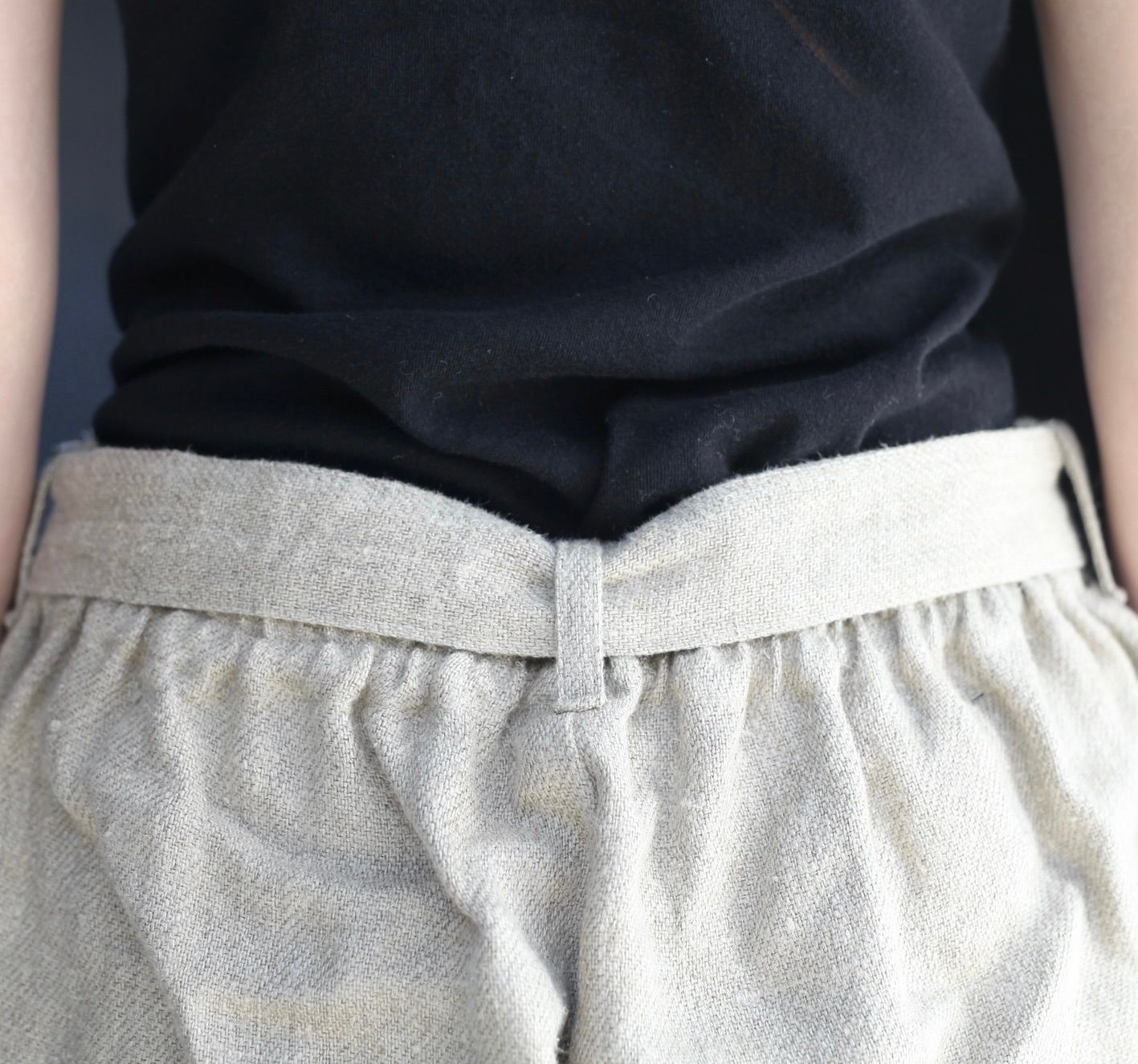 【残り一点】セミウェットリネンショートパンツ