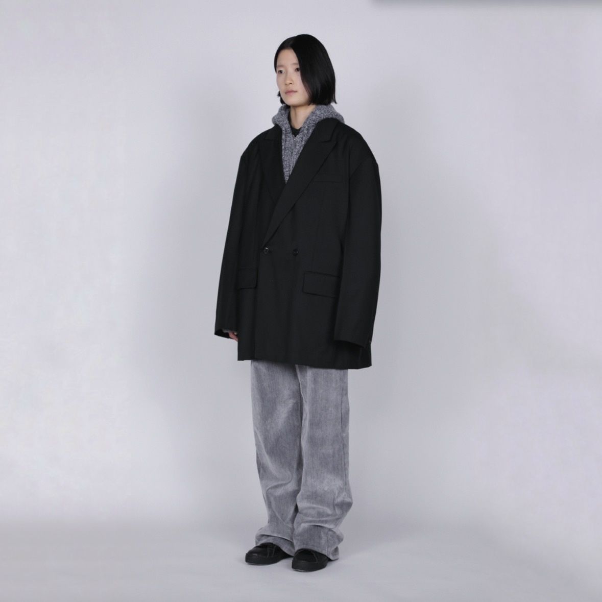 【残り一点】Soft Drop Oversized Double Breasted Jacket