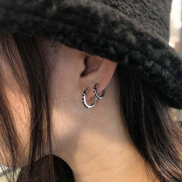 【お取り寄せ注文可能】Multiple Studs Pierce_L(SILVER)
