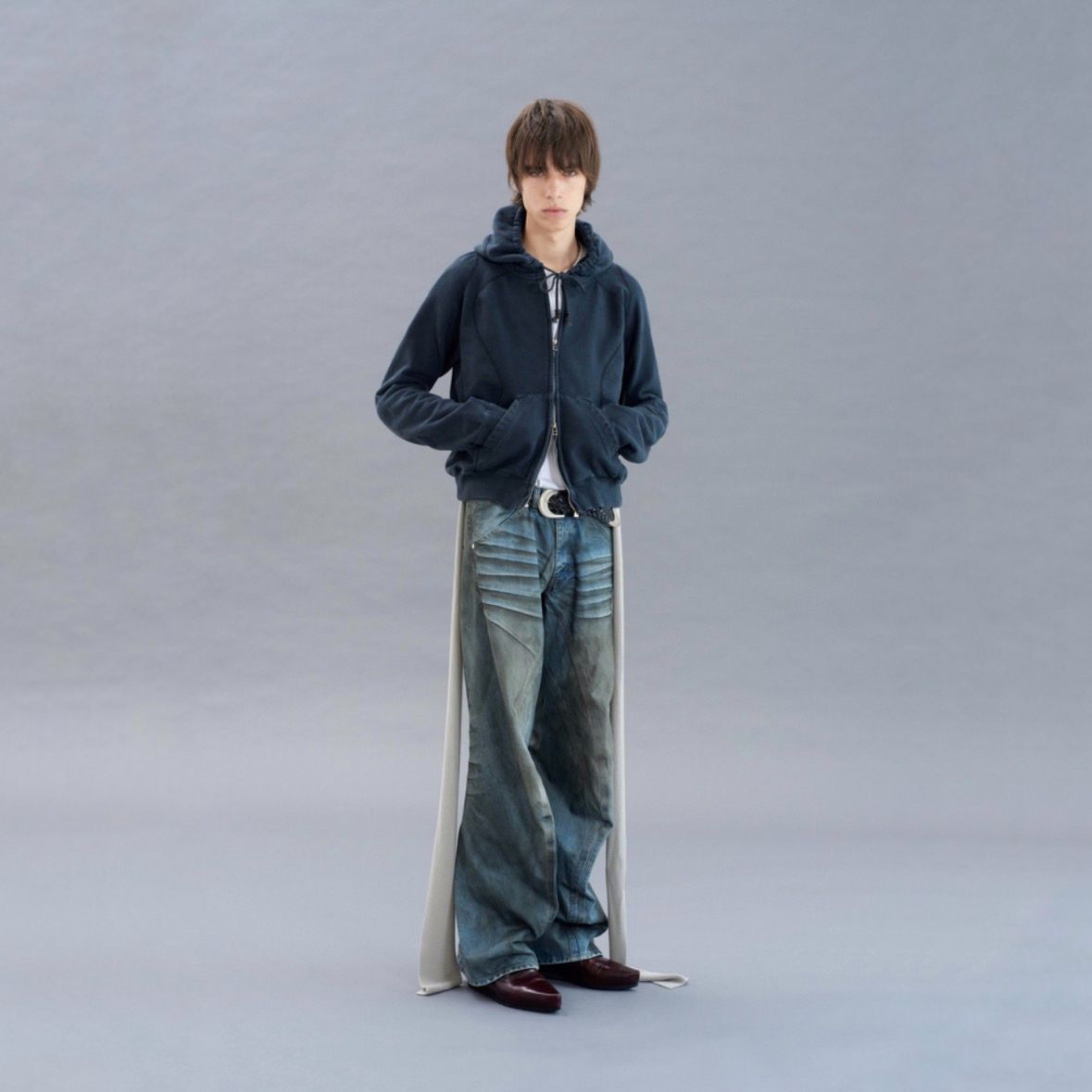 【残りわずか】Paneled Zip Up Hoodie