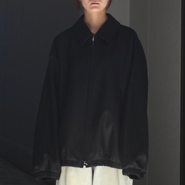 【残りわずか】Melton Oversized Zip Jacket
