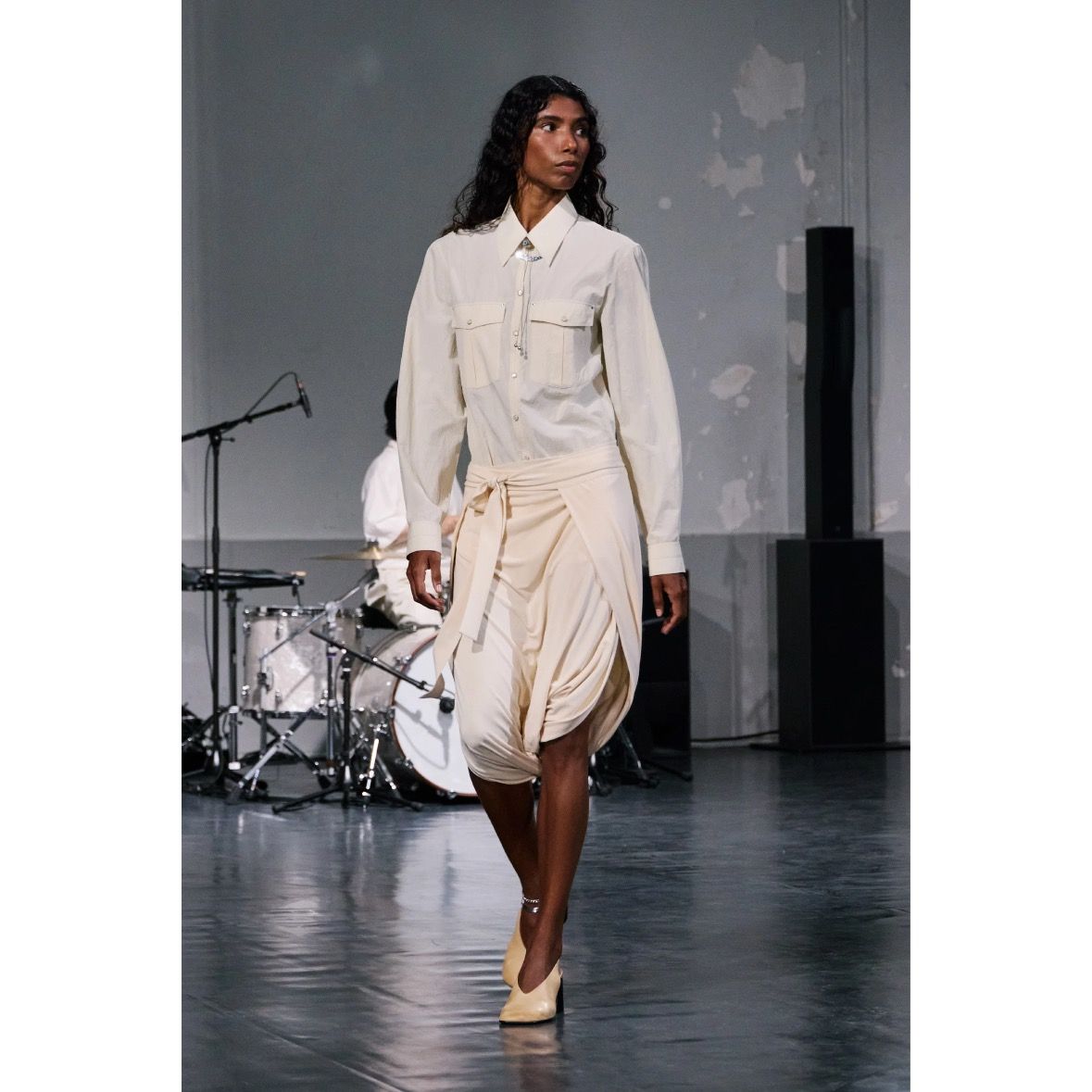 【残り一点】Cat Eye Rattle Bolo Tie