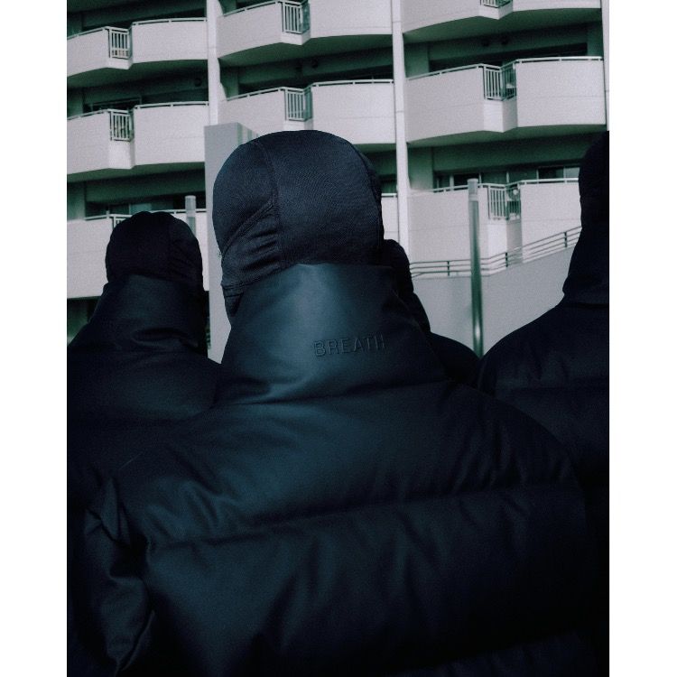 【残り一点】Faux Leather Matte Down Jacket