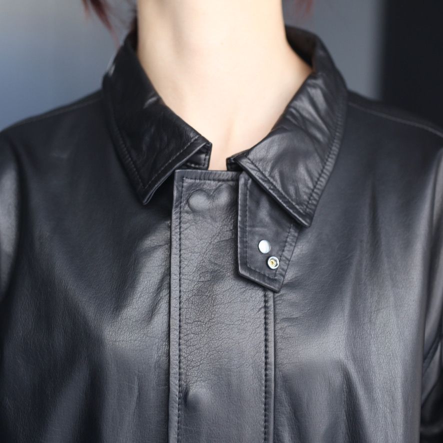 BASICKS - 【残り一点】Cow Leather Car Coat | ACRMTSM ONLINE STORE