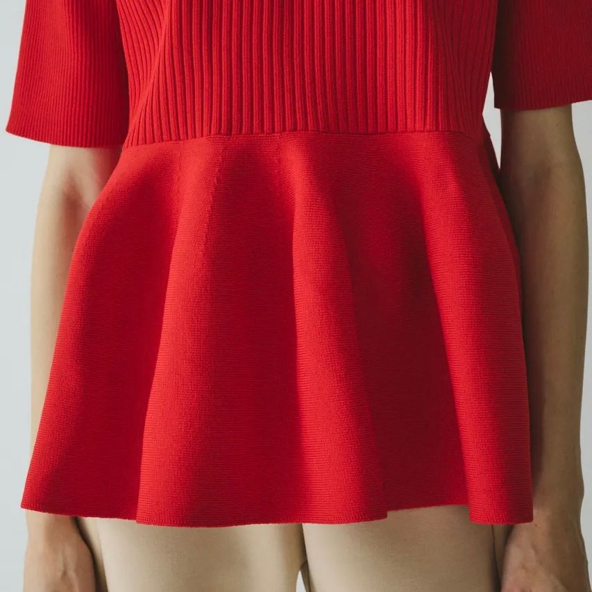 【残り一点】Flare Hem Knit Tops