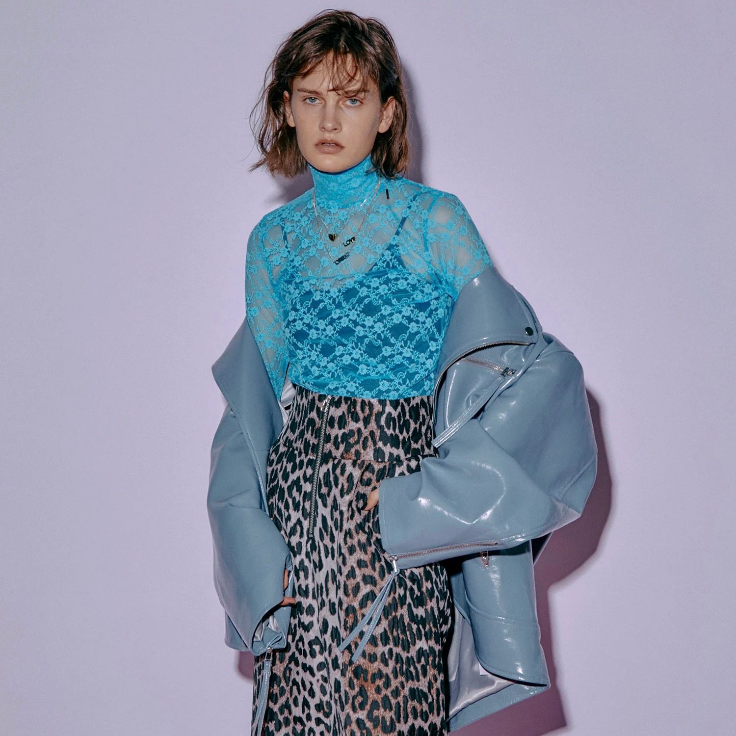 【残り一点】Lace Turtle Top