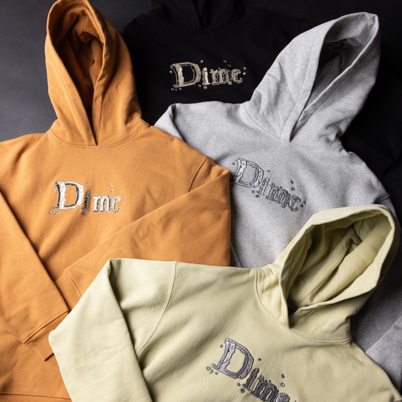 Dime Classic Stone Hoodie XS オレンジ Dime Classic Stone Hoodie XS オレンジ