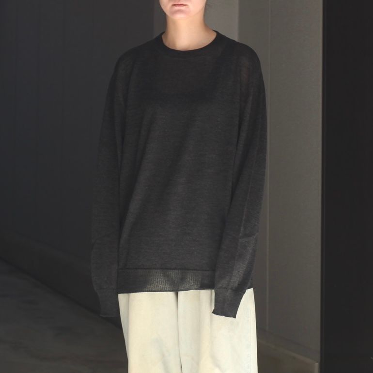 【残り一点】Wholegarment Wool Sheer P/O