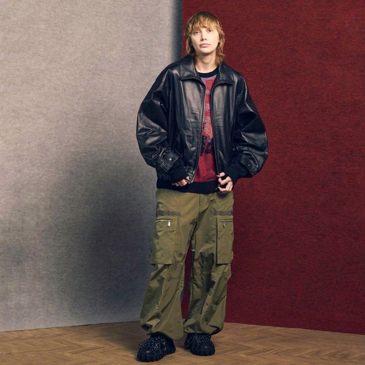 【残り一点】Sheep Leather Stand Collar Blouson