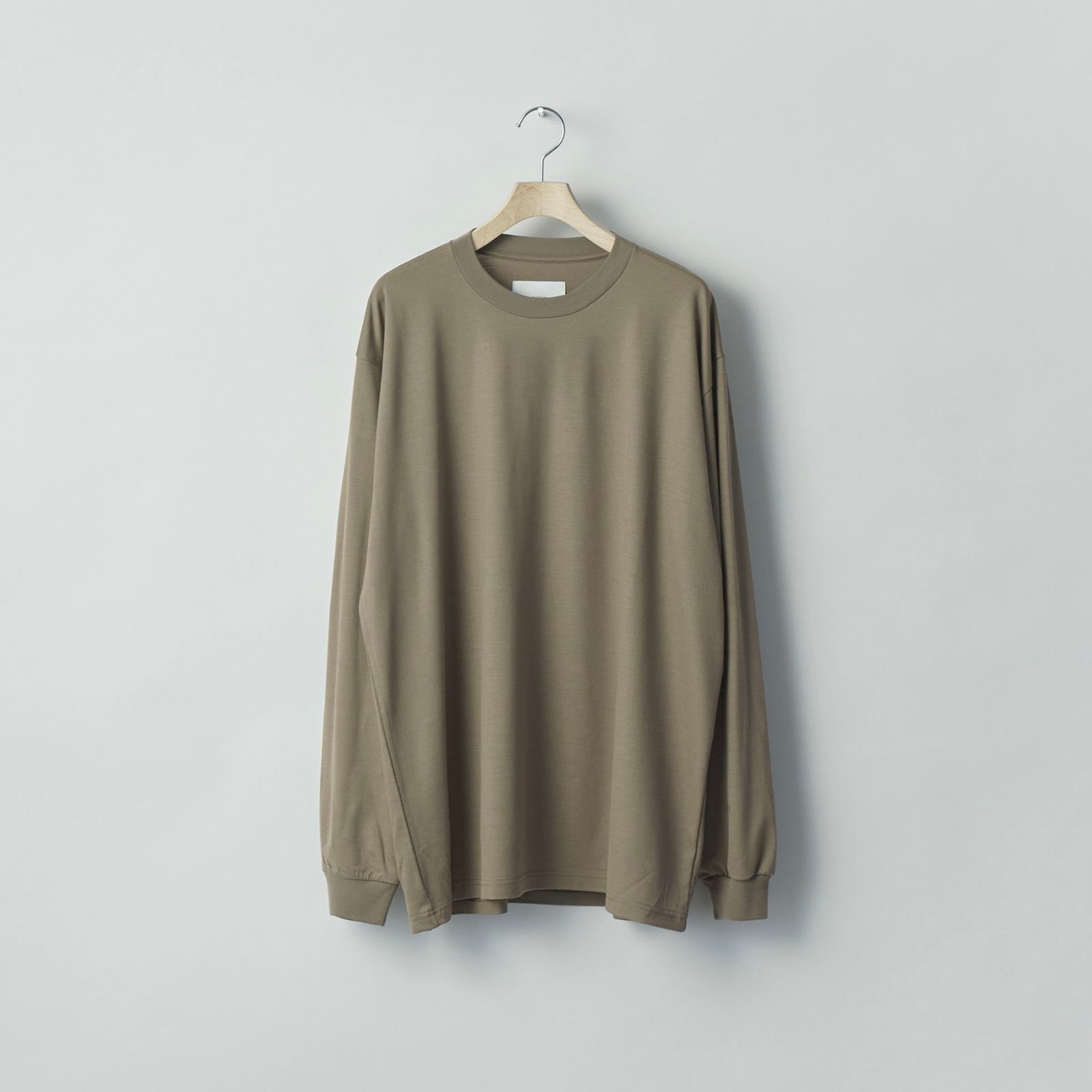 【残り一点】Fine Wool Oversized Long Sleeve Tee