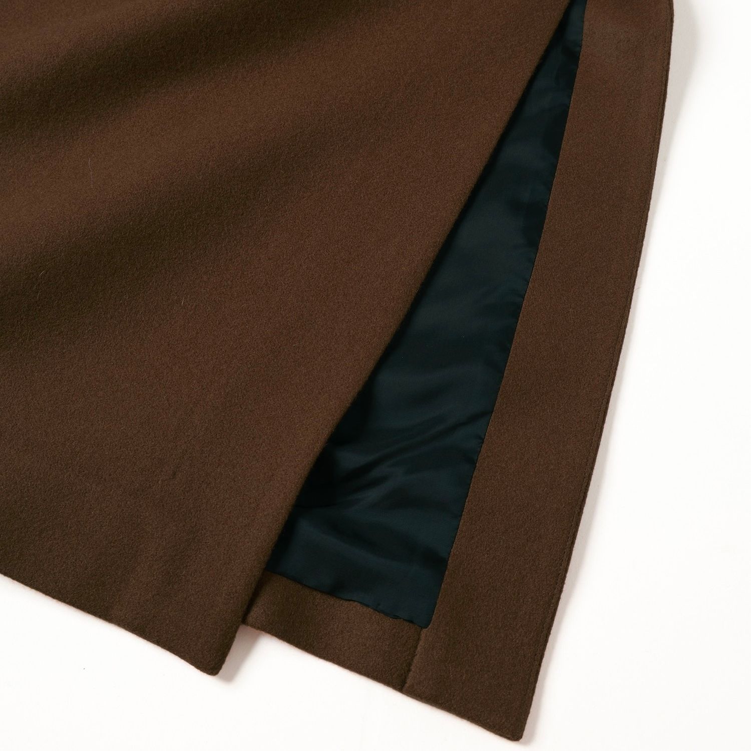 【残り一点】Lamb Wool Melton Tie Locken Long Chester Coat