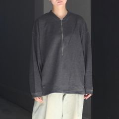 【残り一点】ハーフZipスウェットPO