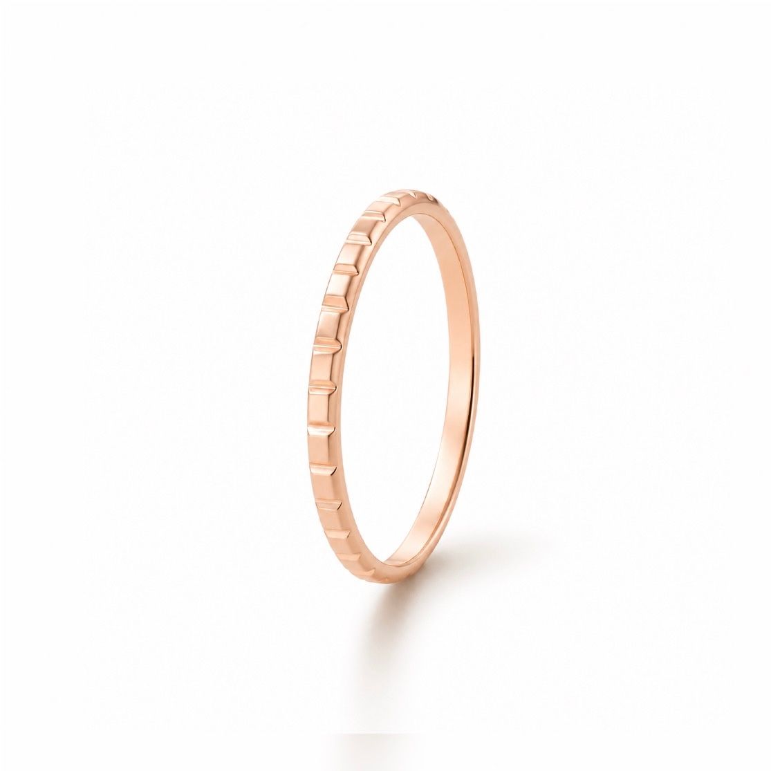 【お取り寄せ注文可能】Flat Studs Ring S(K18 PINK GOLD)