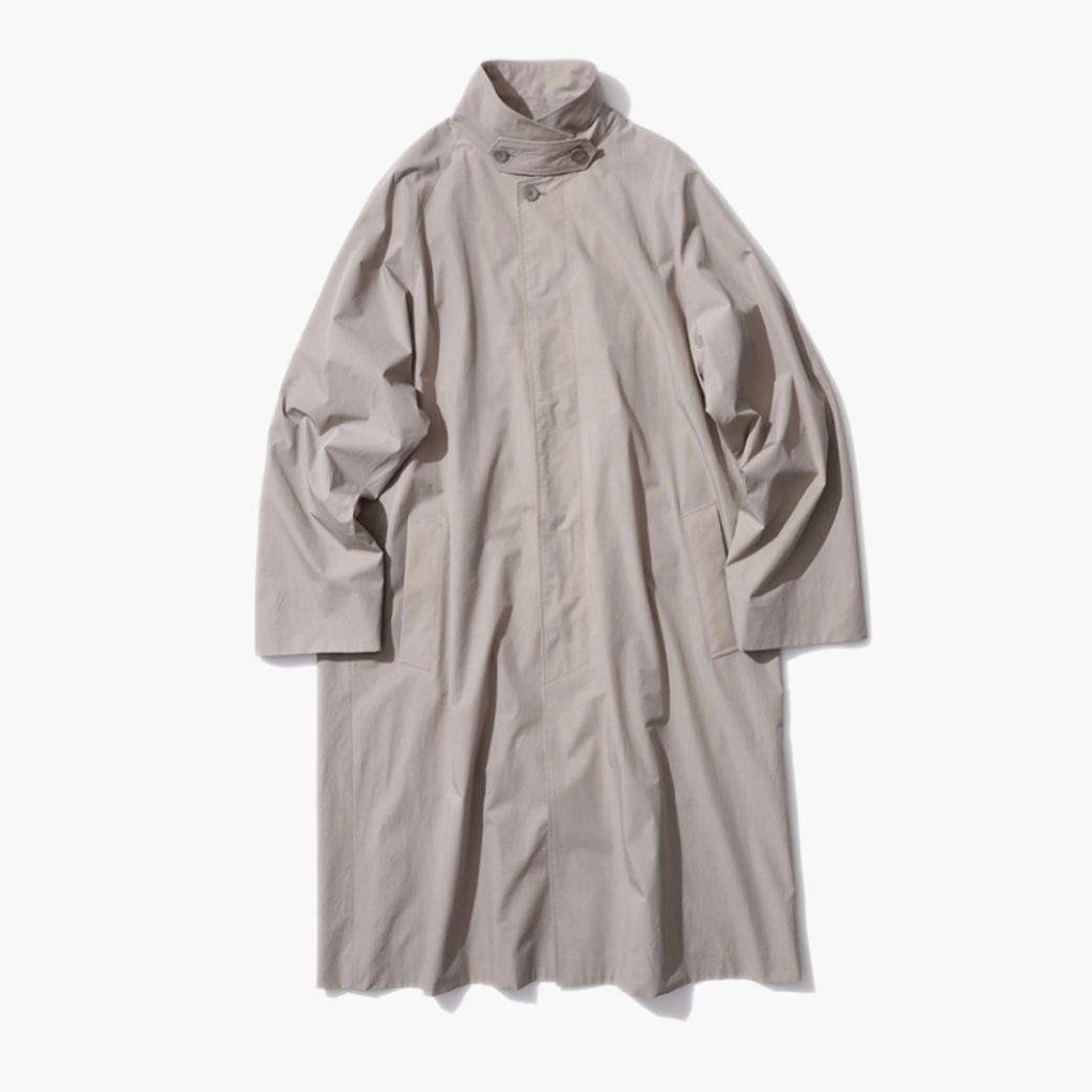 ATON - 【残り一点】Kyoto Tsurizome Cotton Balmacaan Coat | ACRMTSM