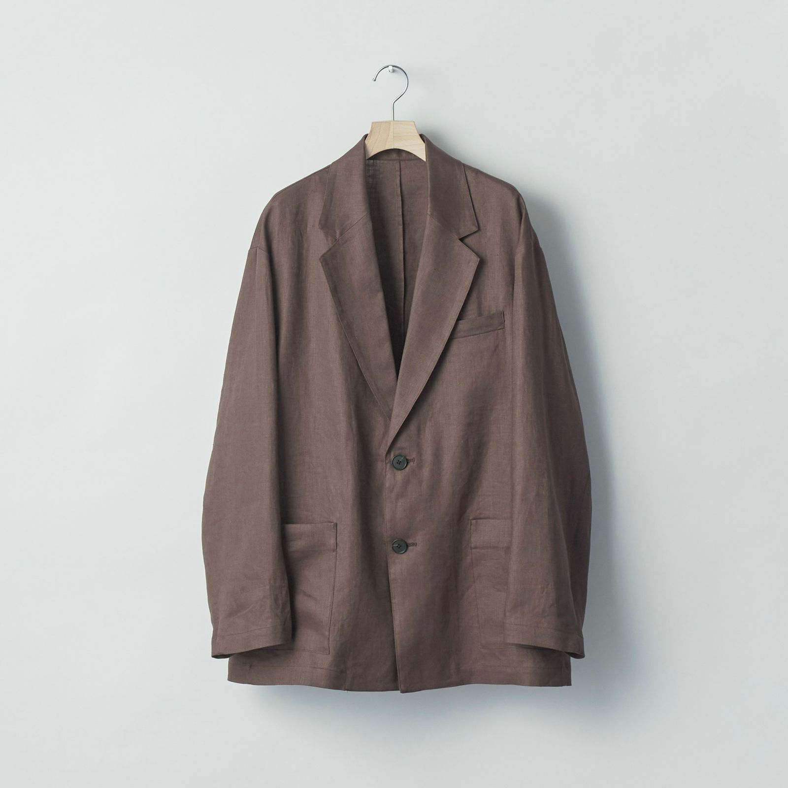 【残り一点】Light Linen Easy Single Breasted Jacket